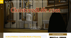 Desktop Screenshot of cloisteredlife.com